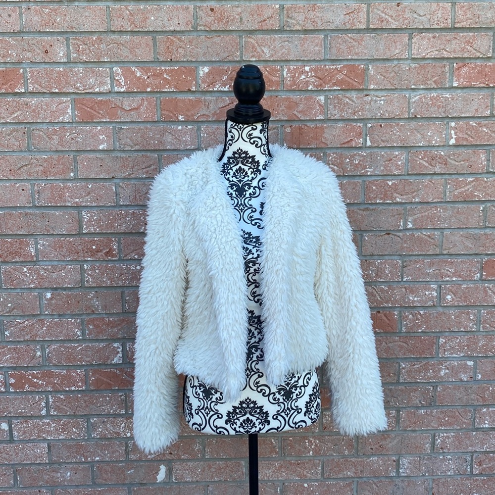 White teddy jacket